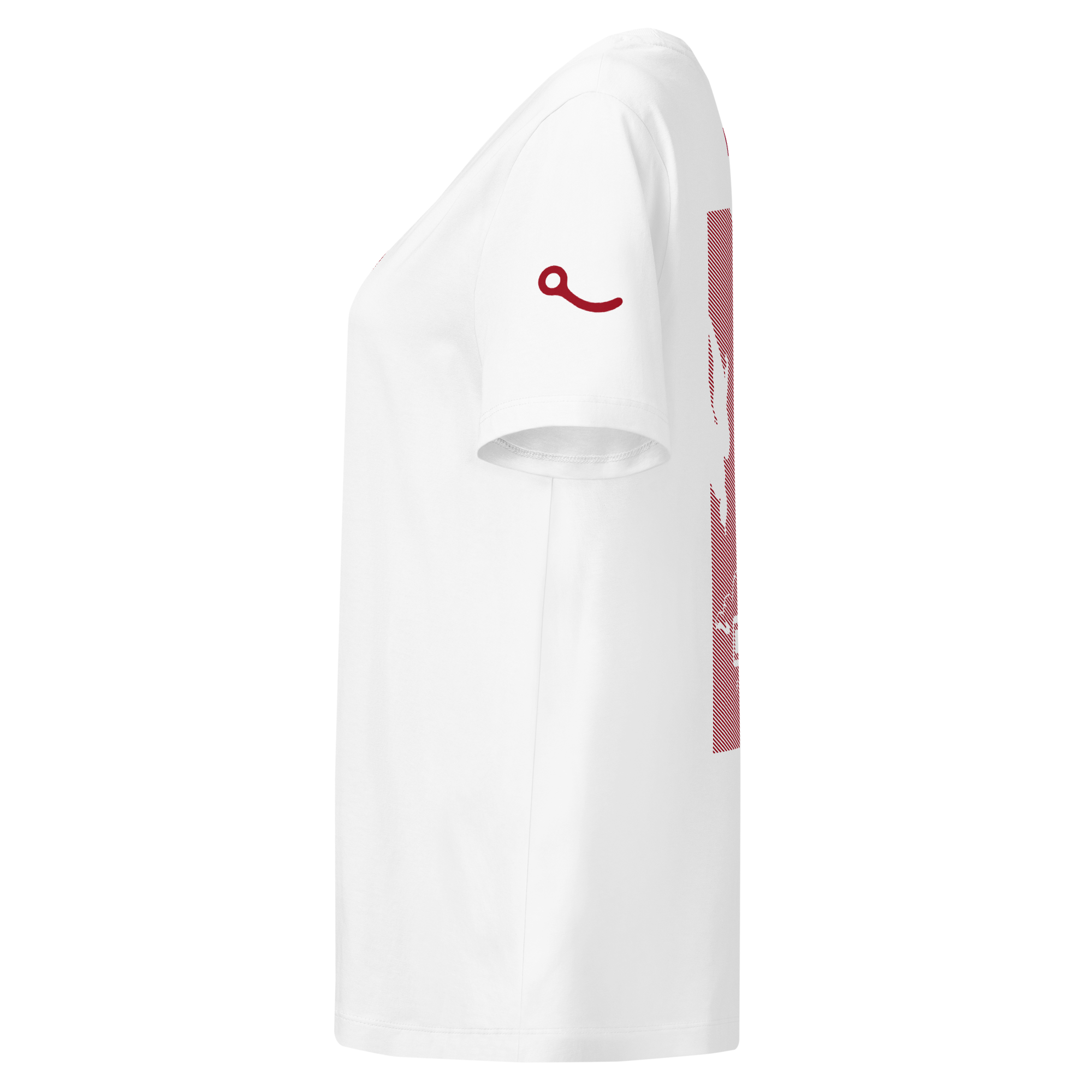 Women’s organic ribbed neck t-shirt - DEEM FLYWEAR