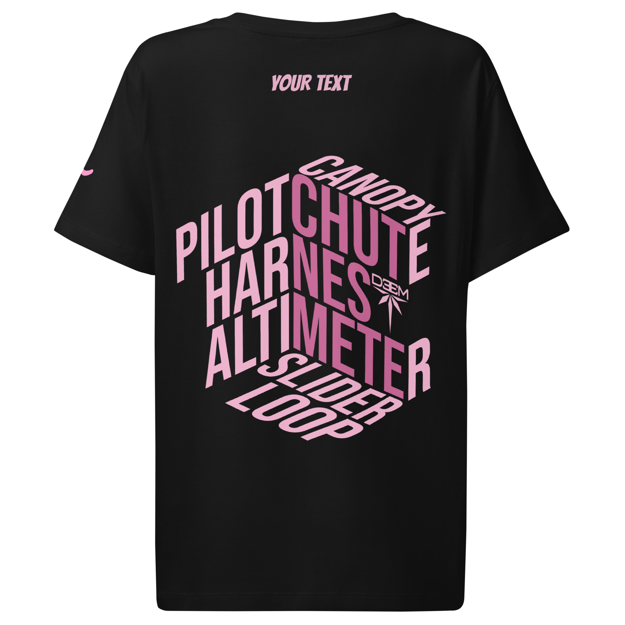 Women’s skydiver organic cotton t-shirt - DEEM FLYWEAR